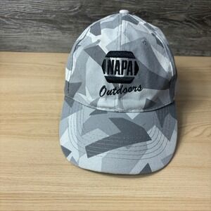Napa Hat Cap Strap Back Gray Cracked Camo‎ Hunting Cars Outdoors